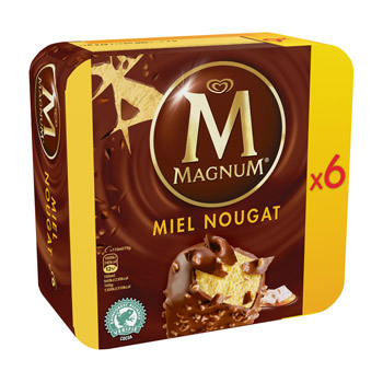 Magnum miel nougat x6 -660ml promo