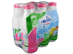 Candia Croissance bio lait U.H.T. de 10mois a 3ans 6x1l