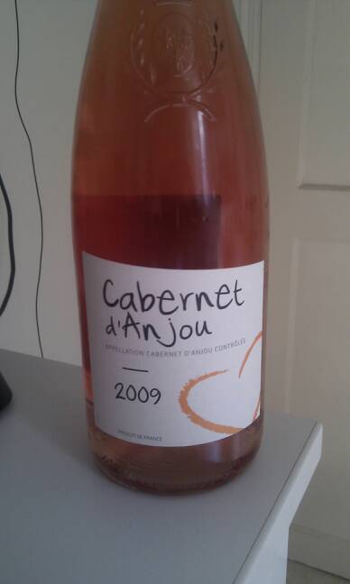 Vin Carbernet d'Anjou Rosé 11° Franprix 75cl