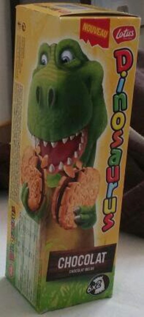 Biscuits Dinosaurus fourrage au véritable chocolat Le 2ème à -70%