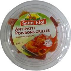 Saint Eloi, Antipasti poivrons grillés, la barquette de 140 g