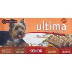 Ultima, Terrine Sublime Spécial Mini pour chien Sénior, les 4 terrines de 150 gr