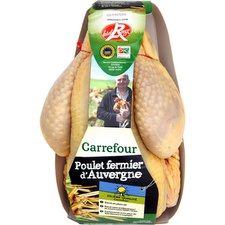 Poulet fermier jaune Carrefour