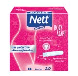 Nett tampon body adapt avec applicateur compact mini x20