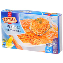Lasagnes saumon Cote Table 1kg