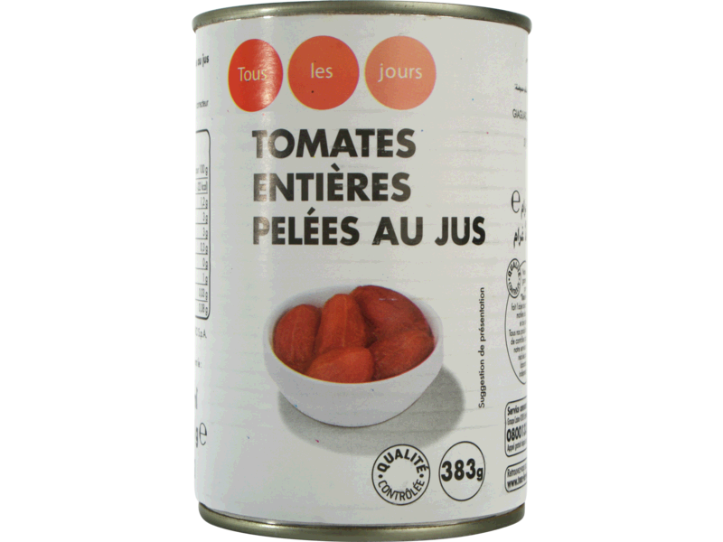 Tomate Entiere Pelee