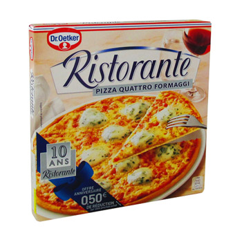 Ristorante Pizza Quatre fromages - 10 ans - 340g