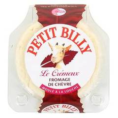 Fromage pasteurisé au lait de chèvre le cremeux PETIT BILLY, 21%MG, 140g