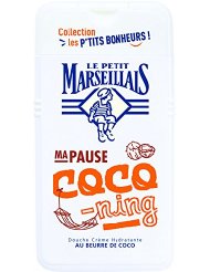 Le Petit Marseillais Douche Crème Hydratante au Beurre de Coco 250 ml - Lot de 3