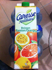 Boisson passion orange CARESSE ANTILLAISE, 1l