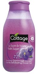 Cottage - Douche Gommage Douceur - Le Sucre de Violette - 250 ml - Lot de 3