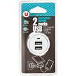 Adaptateur 2 USB U 2, 1a, blanc