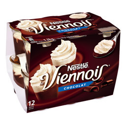 Nestlé Le Viennois - Dessert au chocolat les 12 pots de 100 g - offre économique