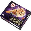 Cones glaces vanille caramel U, 6 unites, 660ml