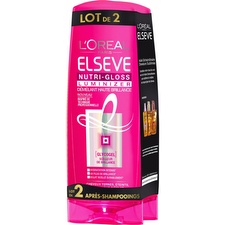 L'Oréal elsève aprsè shampooing gloss lacquer 2x200ml