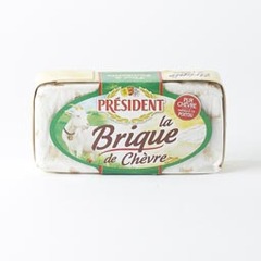 President, La Brique de chevre, le fromage,150g