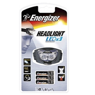 Torche frontale Headlight, 3 led blanches