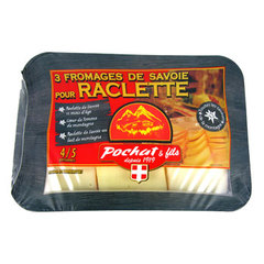 Plateau de raclette Le pochat 3 fromages 550g
