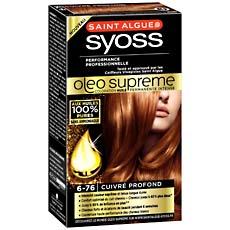 Coloration Oleo Supreme SYOSS, cuivre profond n°6-76