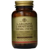 Solgar L-Arginine L-Ornithine 500 / 250 50 Gélules Végétales