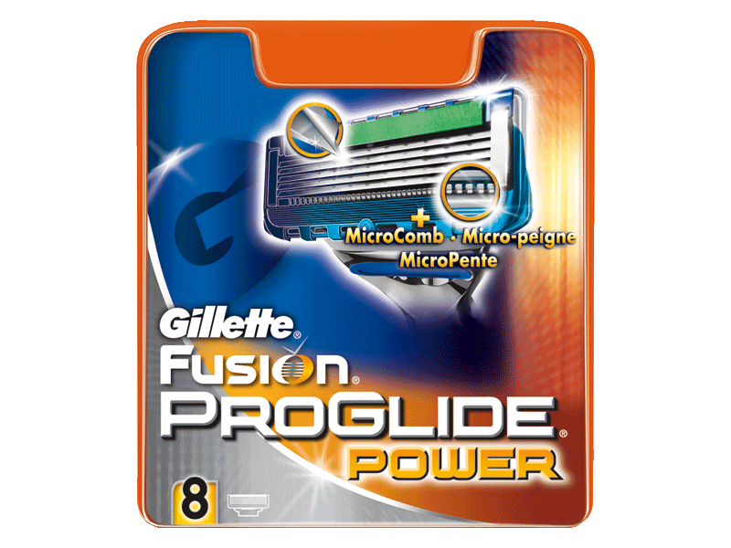 Gillette lames Fusion Proglide power x8