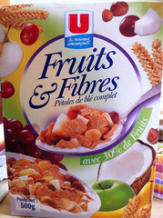 Cereales aux fruits et fibres U, 500g