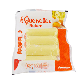 Auchan quenelle nature x6 -240g