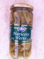 Olabe haricots verts plats bocal 360g