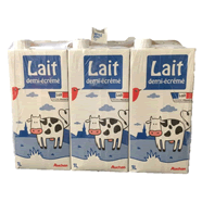 Auchan lait facile a digerer demi-ecreme brique 6x1l