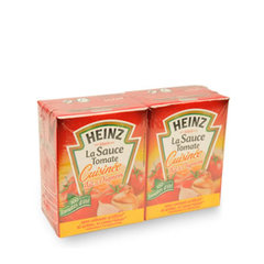 Sauce tomate cuisinee a l'ail et aux oignons HEINZ, 2x210g