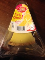 Selectionne par votre magasin, Tarte au citron pur beurre, la part de 90 gr