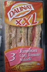 Daunat sandwich XXL jambon tomate 230g