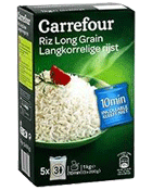 Riz long grain 10 min Carrefour