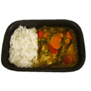 Auchan poulet curry au légumes 260g