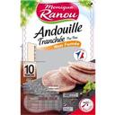 Monique Ranou Andouille tranchée pur porc non fumée la barquette de 10 tranches - 150 g