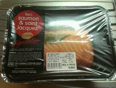 Cora dégustation farci saumon et noix de Saint Jacques 450g
