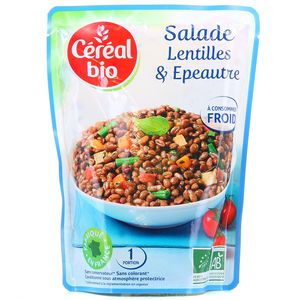 Cereal bio salade lentilles epautre tofu 220 g