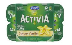 Activia saveur vanille 12x125g prix choc