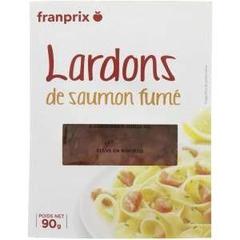 Franprix lardon saumon fume 90g