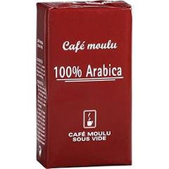 Cafe moulu 100% arabica