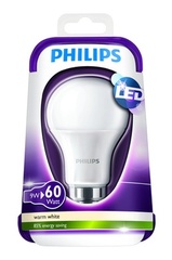Philips - Ampoule LED Standard - Culot B22 - 9W Consommés (Équivalent 60W Incandescent) - 2700 Kelvin