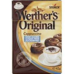 Werther's, Original - Cappuccino sans sucres, la boite de 42 g