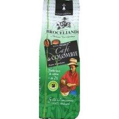 Broceliande, Cafe moulu de Colombie, 100% arabica, suave & parfume, le paquet de 250g