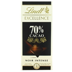 Chocolat Degustation Noir Intense 70% cacao - Excellence