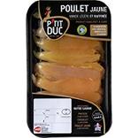 Aiguillettes de poulet jaune, P'TIT DUC, France, 9 pièces, barquette 220 g