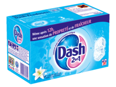 Dash 2en1 fleur de lys 40 tablettes 20 lavages 1.32kg