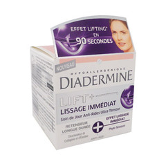 Diadermine, Lift + Lissage Immediat - Soin jour anti-rides Ultra-Tenseur, le pot de 50 ml