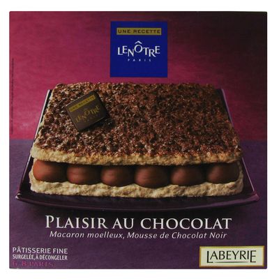 Labeyrie, Plaisir au chocolat recette Lenotre, le gateau de 6/8 parts - 405g