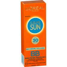 Crème solaire soin visage teinté FPS 30 Sublime Sun