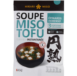 Soupe Miso Tofu instantanée Miso Tofu algues